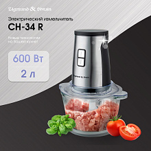 ZIGMUND & SHTAIN CH-34 R измельчитель для продуктов серебристый
