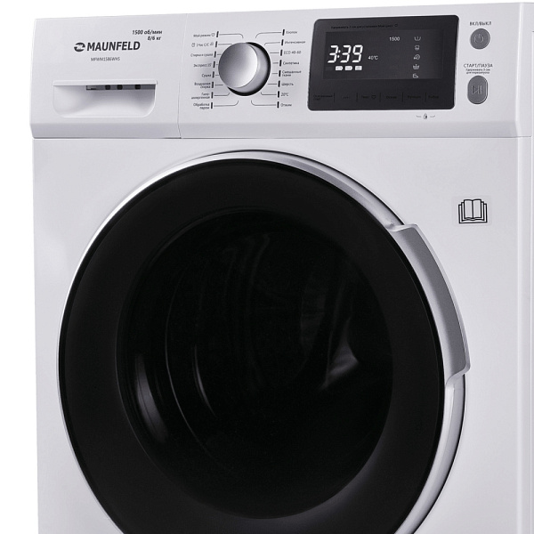 MAUNFELD MFWM1586WHS стиральная машина белый