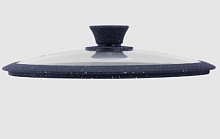 MAUNFELD TRINITY MGL28SMBK крышка стеклянная 28 см