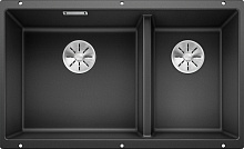BLANCO SUBLINE 430/270-U SILGRANIT PuraDur InFino Standard мойка черный