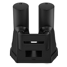 KORTING KSM 0001-MR2 комплект из 2 х мельниц для специй на подставке черный