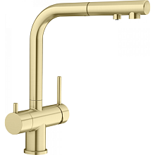 BLANCO FONTAS-S II satin gold смеситель золотой