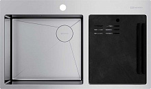 OMOIKIRI AKISAME 86-2 SIDE-IN мойка нержавеющая сталь