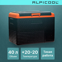 ALPICOOL CL40 (12/24) автохолодильник черный