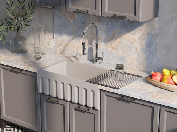 OMOIKIRI MIKAWA 2 Plus-SB-BN смеситель нержавеющая сталь