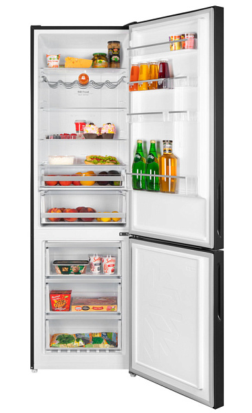 MAUNFELD MFF200NFBE холодильник черный