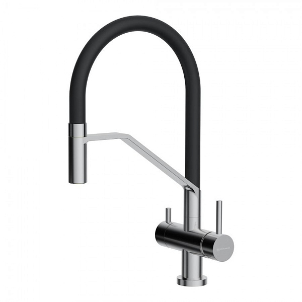 OMOIKIRI AKENO-BN-BL смеситель нержавеющая сталь