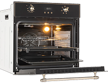 HIBERG VM 6260 RB духовой шкаф черный