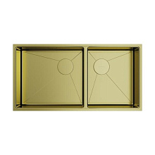 OMOIKIRI TAKI 85-2-LB-U/IF-LG Side мойка золотой