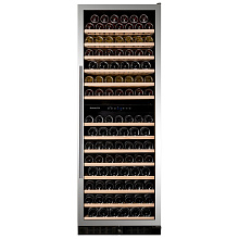 DUNAVOX DX-181.490SDSK винный шкаф нержавеющая сталь