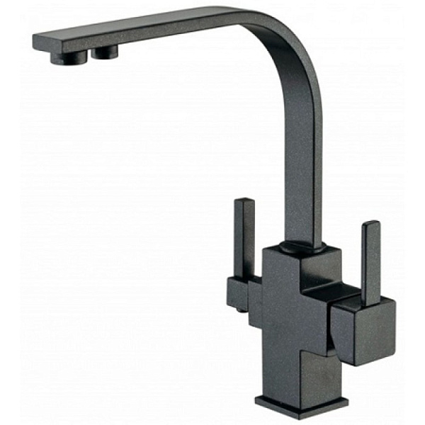 ZORG ZR 332 YF  смеситель черный металл