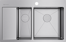 OMOIKIRI AKISAME 78-2-IN-R мойка нержавеющая сталь