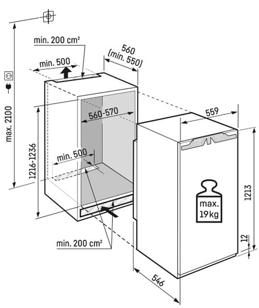 LIEBHERR IRBCI 4150-22 001 холодильник белый