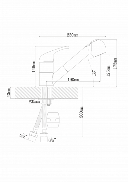 FLORENTINA СИГМА FL смеситель жасмин