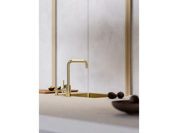 ALVEUS OZ MONARCH GOLD cмеситель для мойки золото 1134858