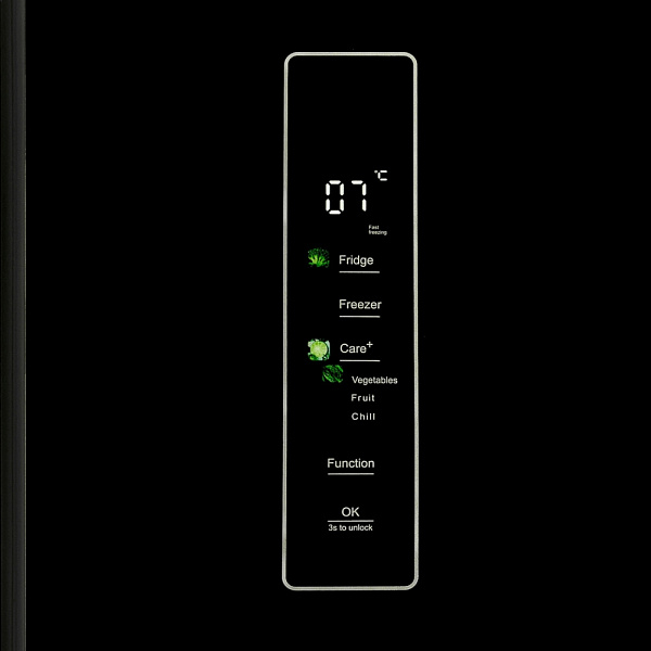 MAUNFELD MFF183NFBE холодильник черный