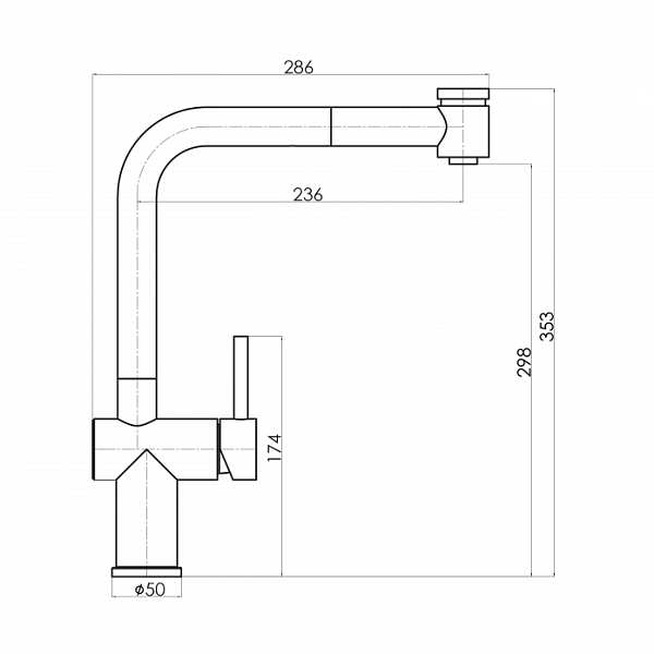 FLORENTINA ПАЛЕРМО смеситель монблан