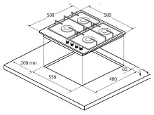MONSHER MHI 3003 варочная панель черный