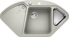 BLANCO DELTA II SILGRANIT PuraDur InFino мойка жемчужный