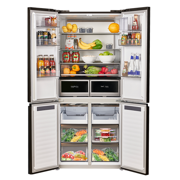 MAUNFELD MFF190NFDBG холодильник бежевый