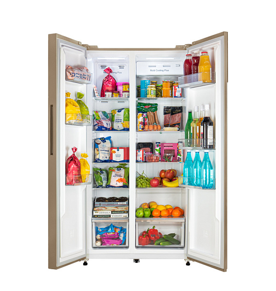 LEX LSB530GLGID холодильник золотистый