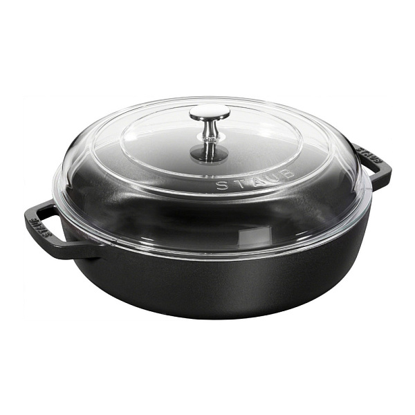 STAUB 12722623 сотейник 26 см черный