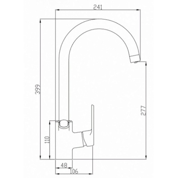 ZORG SH 901 SATIN смеситель сатин