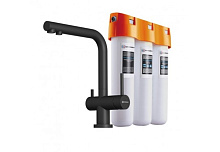 OMOIKIRI NAGANO-BL-P + PURE DROP LITE смеситель + фильтр черный