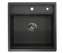 GRANULA KS-5051 мойка черный матовый