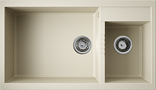 OMOIKIRI TEDORI 86-2-LB-BE мойка ваниль