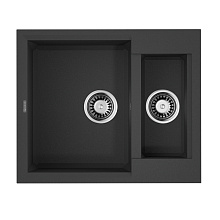 OMOIKIRI SAKAIME 60-2-BL  мойка черный