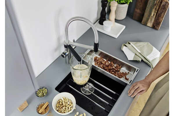 BLANCO Evol-S Pro Filter смеситель нержавеющая сталь