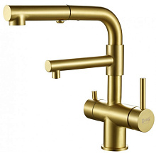 ZORG SZR-3216 BRONZE смеситель для кухни бронза