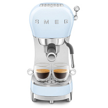 SMEG ECF02PBEU кофемашина пастельный голубой
