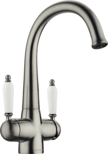 OMOIKIRI OKINAWA-2-SI смеситель серебряный