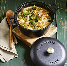 STAUB 11742023 кокот 20 см черный