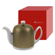 DEGRENNE SALAM COLOR BLANCBRONZE alu чайник на 4 чашки бронза