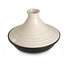 STAUB 1302823 тажин 28 см черный/кремовый
