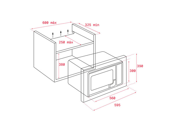 TEKA ML 8200 BIS микроволновая печь белый