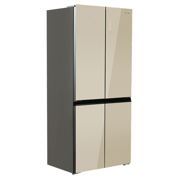 MAUNFELD MFF190NFDBG холодильник бежевый