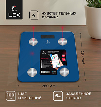 LEX LXBS 9012 напольные весы серый