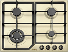 KORTING HG 630 CTSB варочная панель слоновая кость