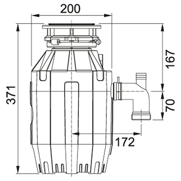 FRANKE TE-75 измельчитель красный