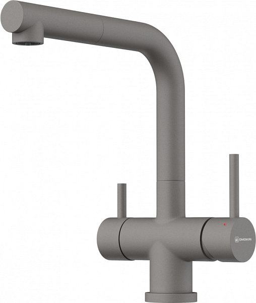 OMOIKIRI TAKAMATSU-S-GR смеситель серый