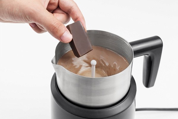 CASO Crema Latte & Cacao пеновзбиватель черный/нержавеющая сталь
