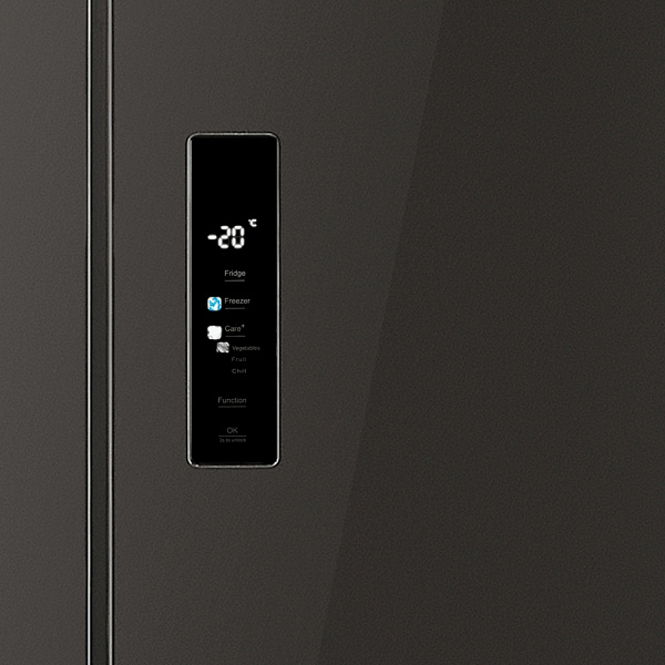 MAUNFELD MFF183NFSBE холодильник черный