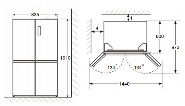 MAUNFELD MFF190NFDPW холодильник белый