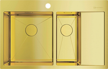 OMOIKIRI AKISAME 78-2-LG-L мойка золотой