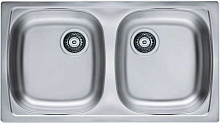 ALVEUS BASIC 160 NAT-90 хром мойка 1049232