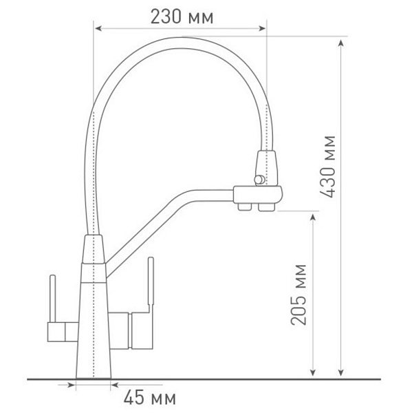 Zigmund & Shtain ZS 2200 ТОПЛ.МОЛОКО смеситель